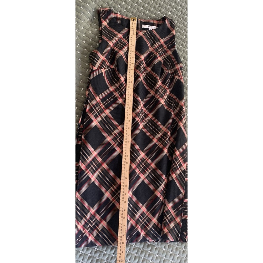 Trina Turk Brynne women's dress Plaid Shift sleeveless mini dress SZ-2 - Picture 13 of 16